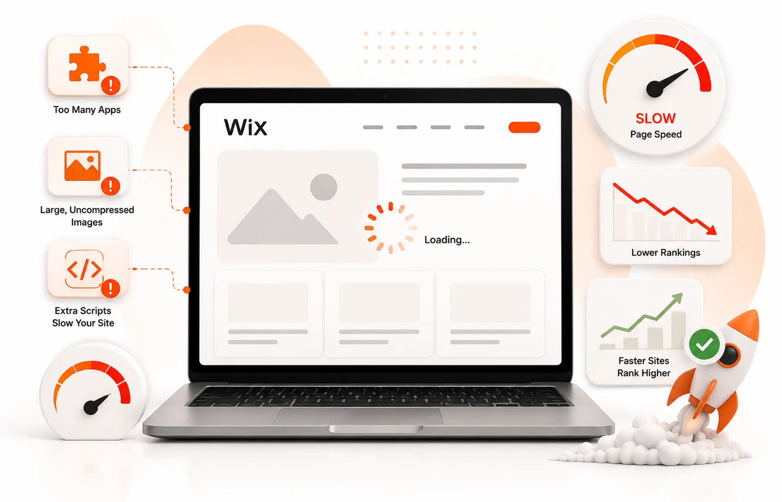 Slow wix Website Speed